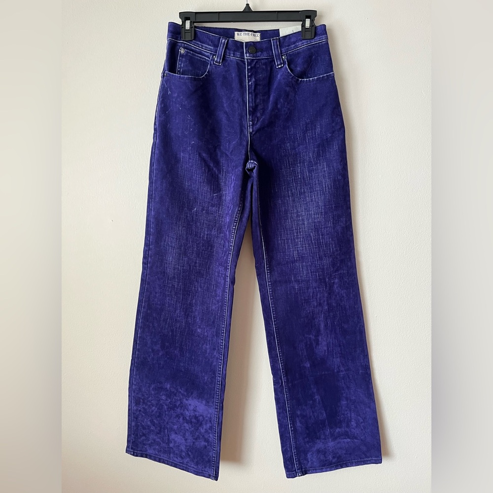 We The Free Deep Purple Denim Jeans